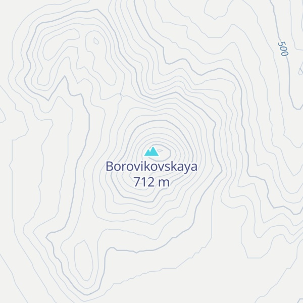 Map of Borovikovskaya