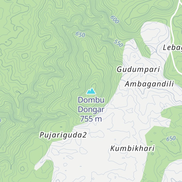 Map of Dombu Dongar