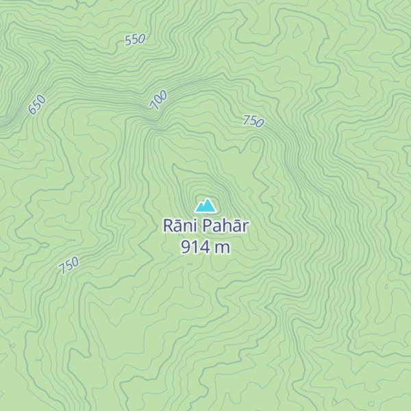 Map of Rāni Pahār