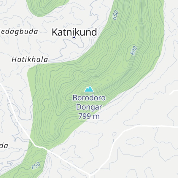 Map of Borodoro Dongar