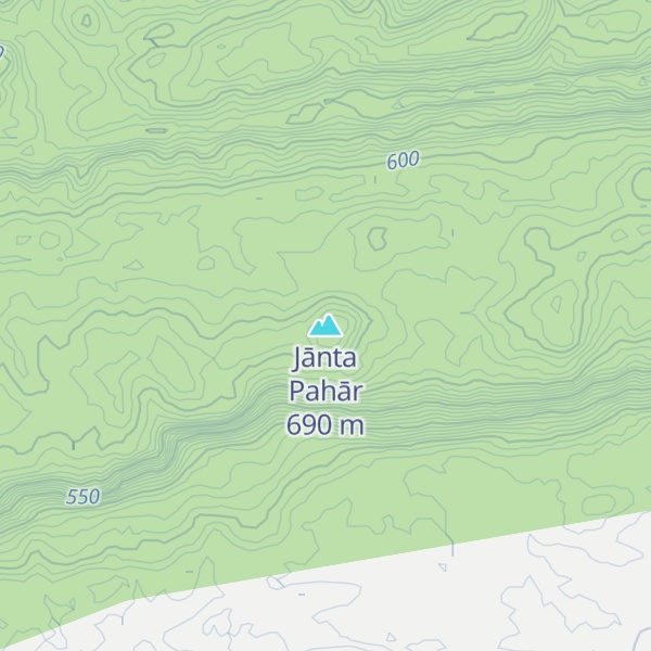 Map of Jānta Pahār