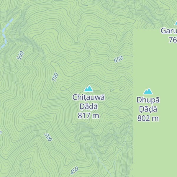 Map of Chiṭauwā Ḍā̃ḍā