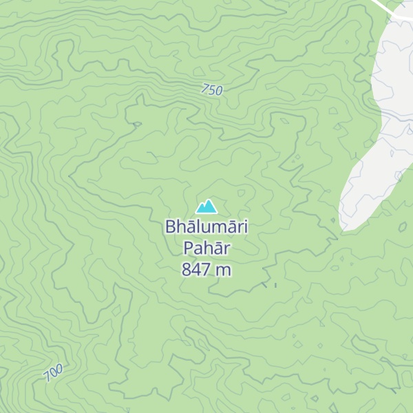 Map of Bhālumāri Pahār