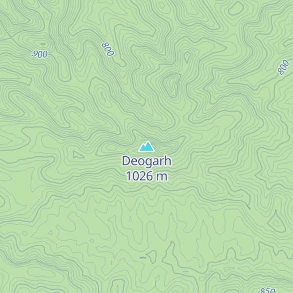 Map of Deogarh