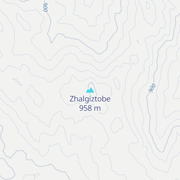 Map of Zhalgiztobe