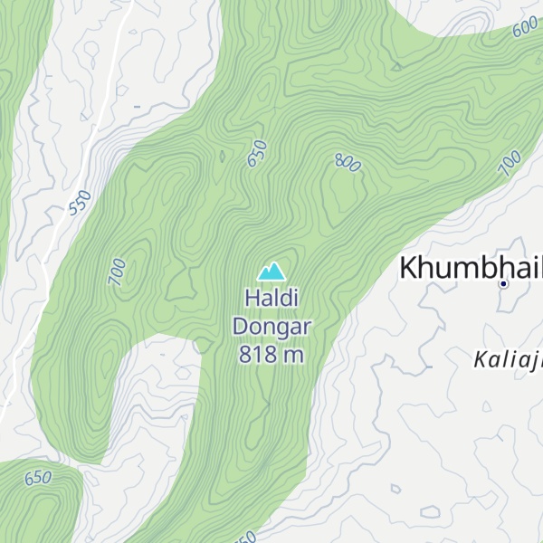 Map of Haldi Dongar