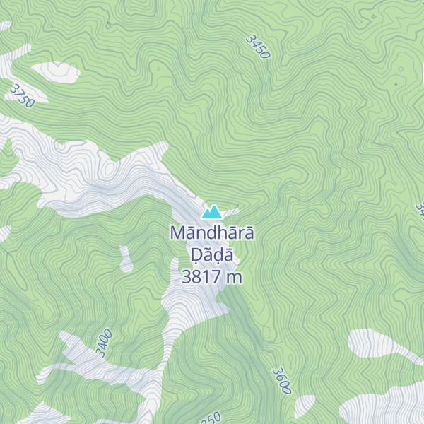 Map of Māndhārā Ḍā̃ḍā