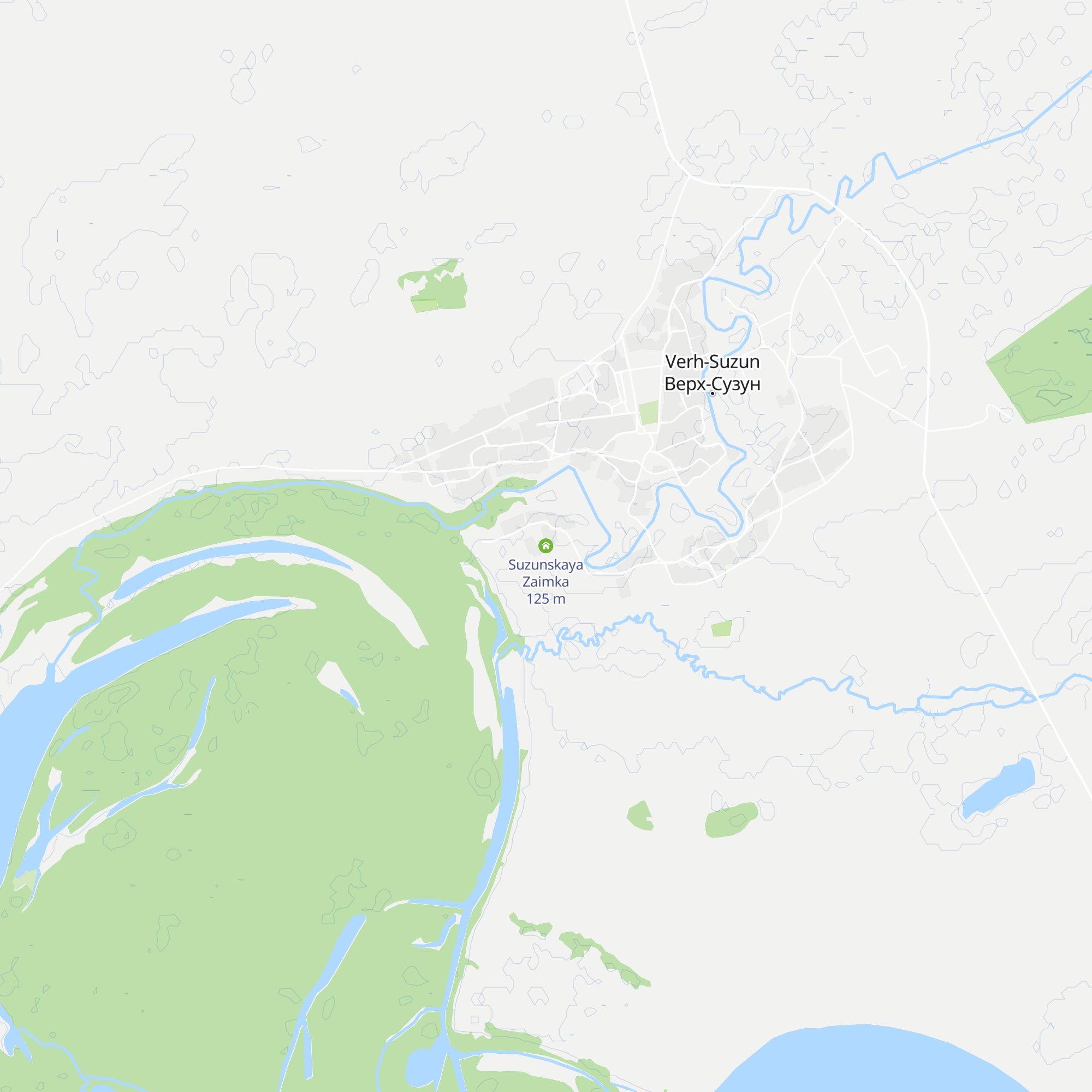 Suzunskaya Zaimka map
