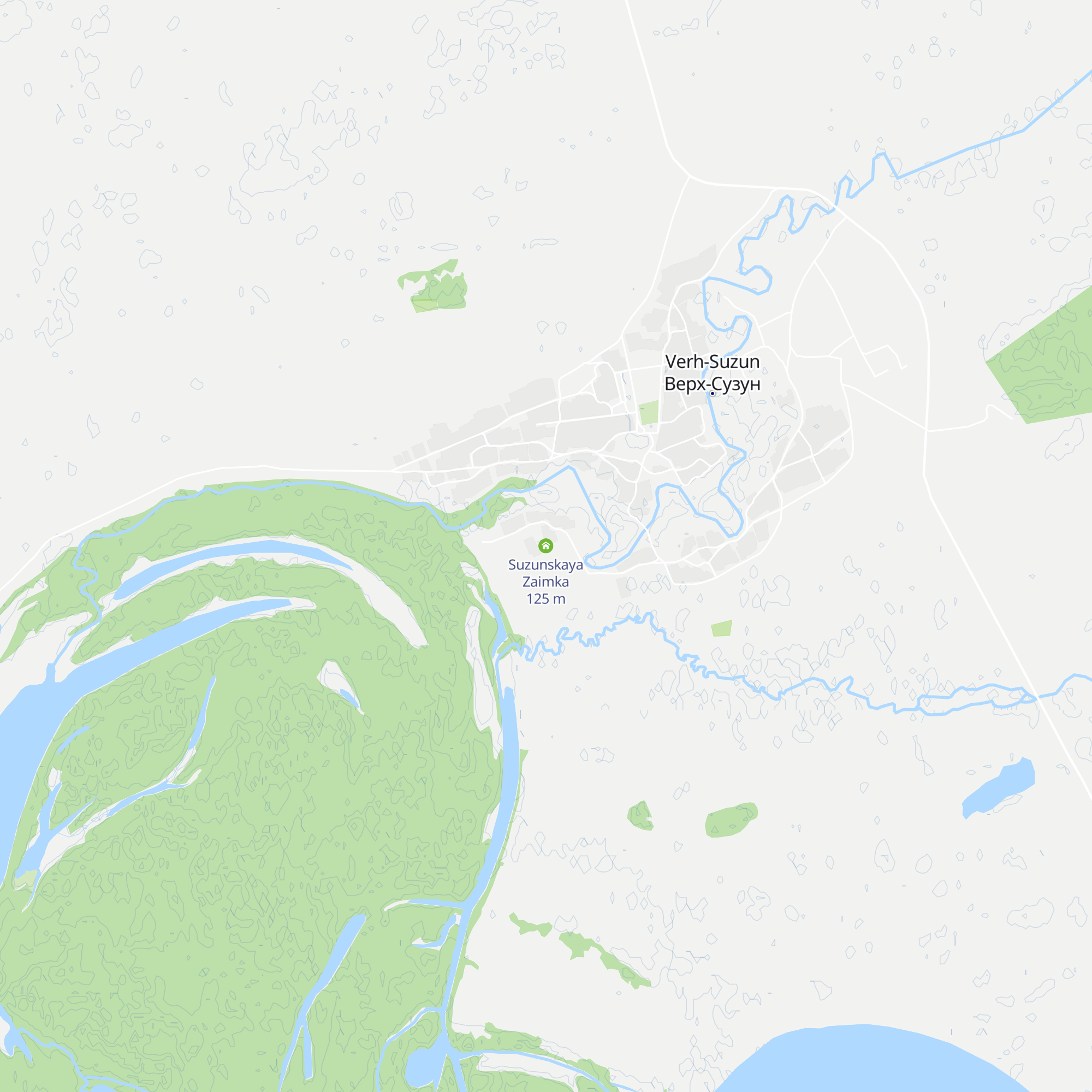 Suzunskaya Zaimka map