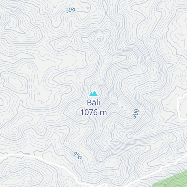 Map of Bāli