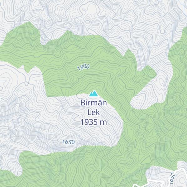 Map of Birmān Lek