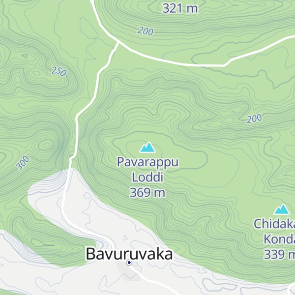 Map of Pavarappu Loddi