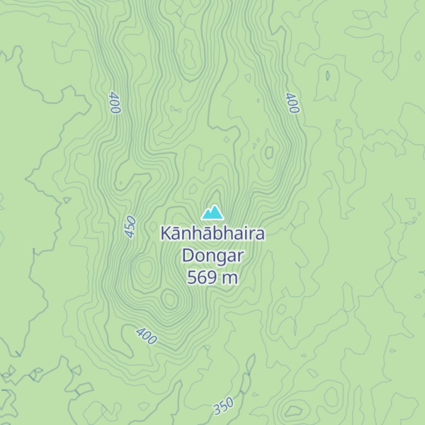 Map of Kānhābhaira Dongar