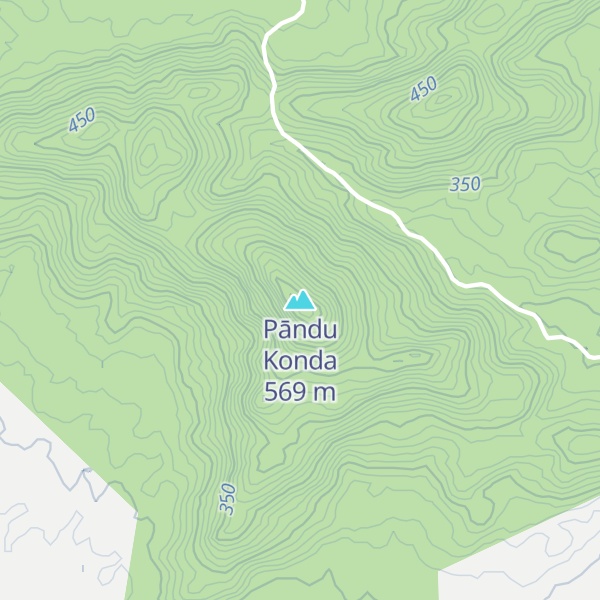 Map of Pāndu Konda