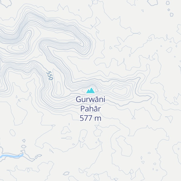 Map of Gurwāni Pahār