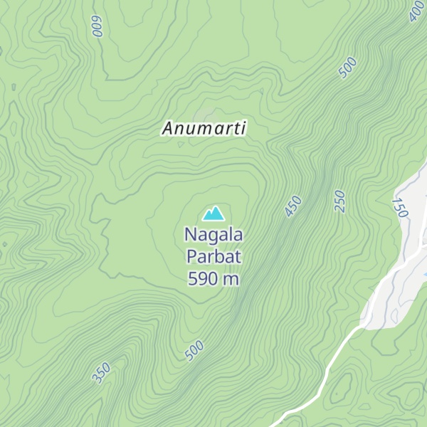 Map of Nagala Parbat