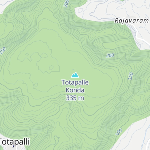 Map of Totapalle Konda