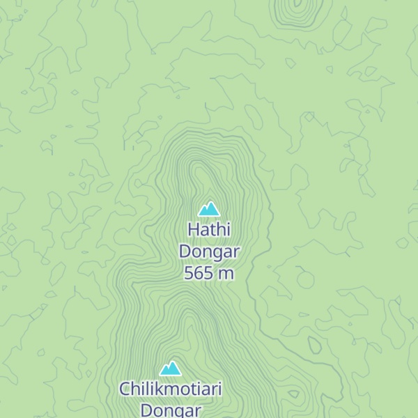 Map of Hathi Dongar