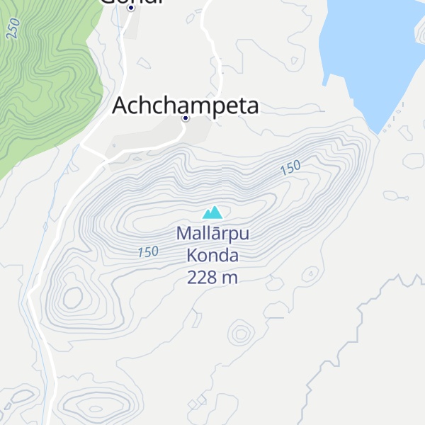 Map of Mallārpu Konda