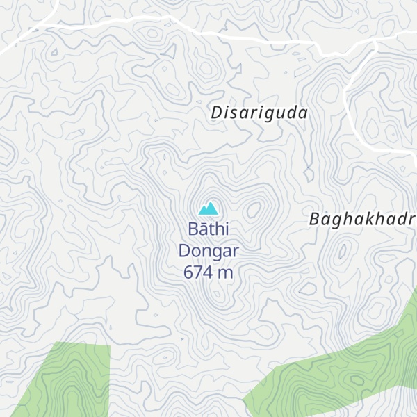 Map of Bāthi Dongar