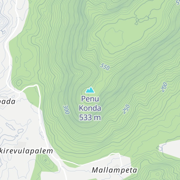 Map of Penu Konda