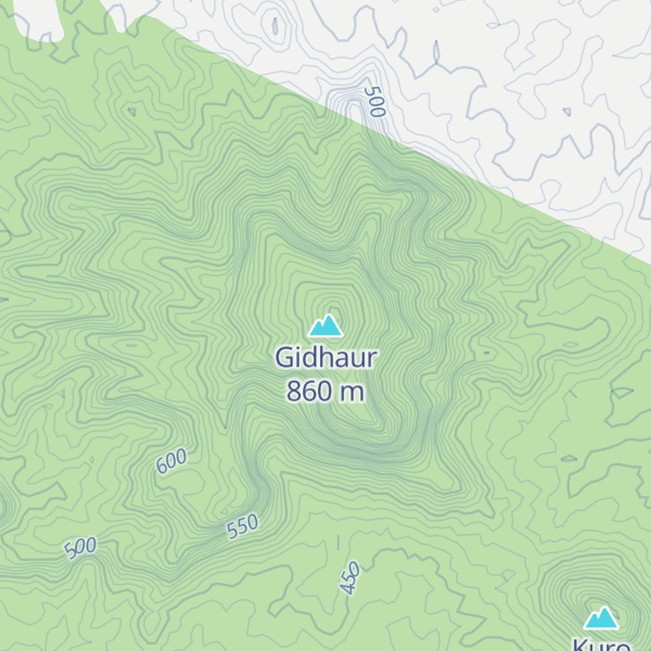 Map of Gidhaur