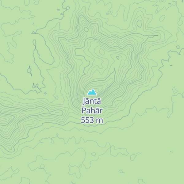 Map of Jāntā Pahār