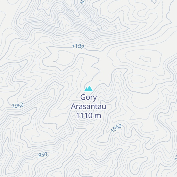 Map of Gory Arasantau