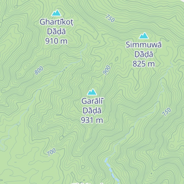 Map of Garāli̇̄ Ḍā̃ḍā
