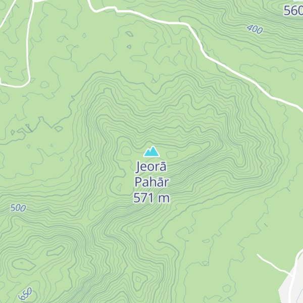 Map of Jeorā Pahār