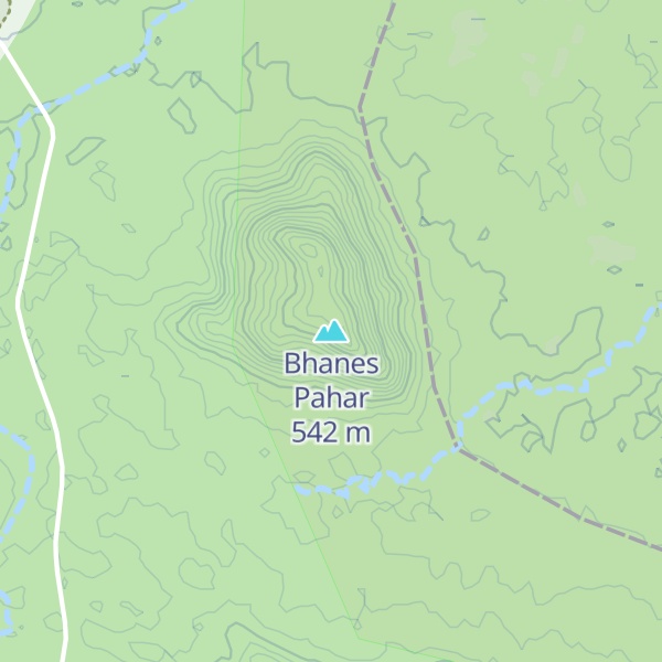 Map of Bhanes Pahar