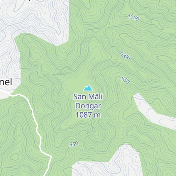 Map of San Māli Dongar