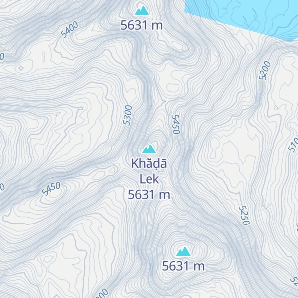 Map of Khā̃ḍā Lek