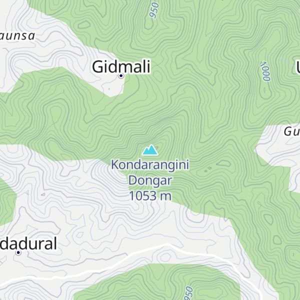 Map of Kondarangini Dongar