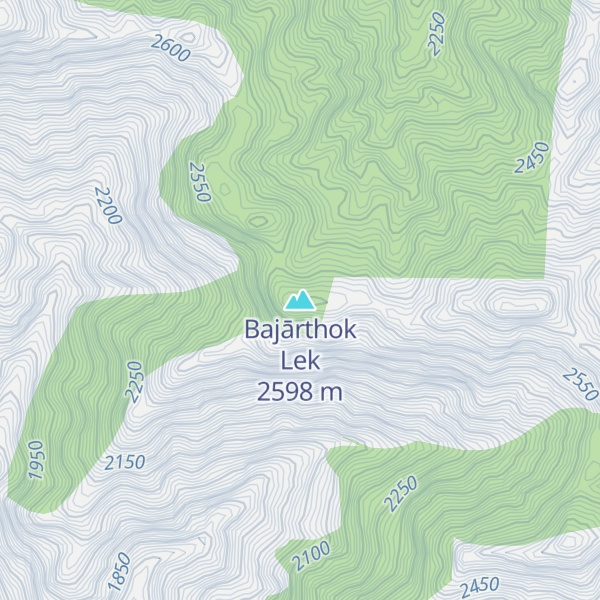 Map of Bajārthok Lek