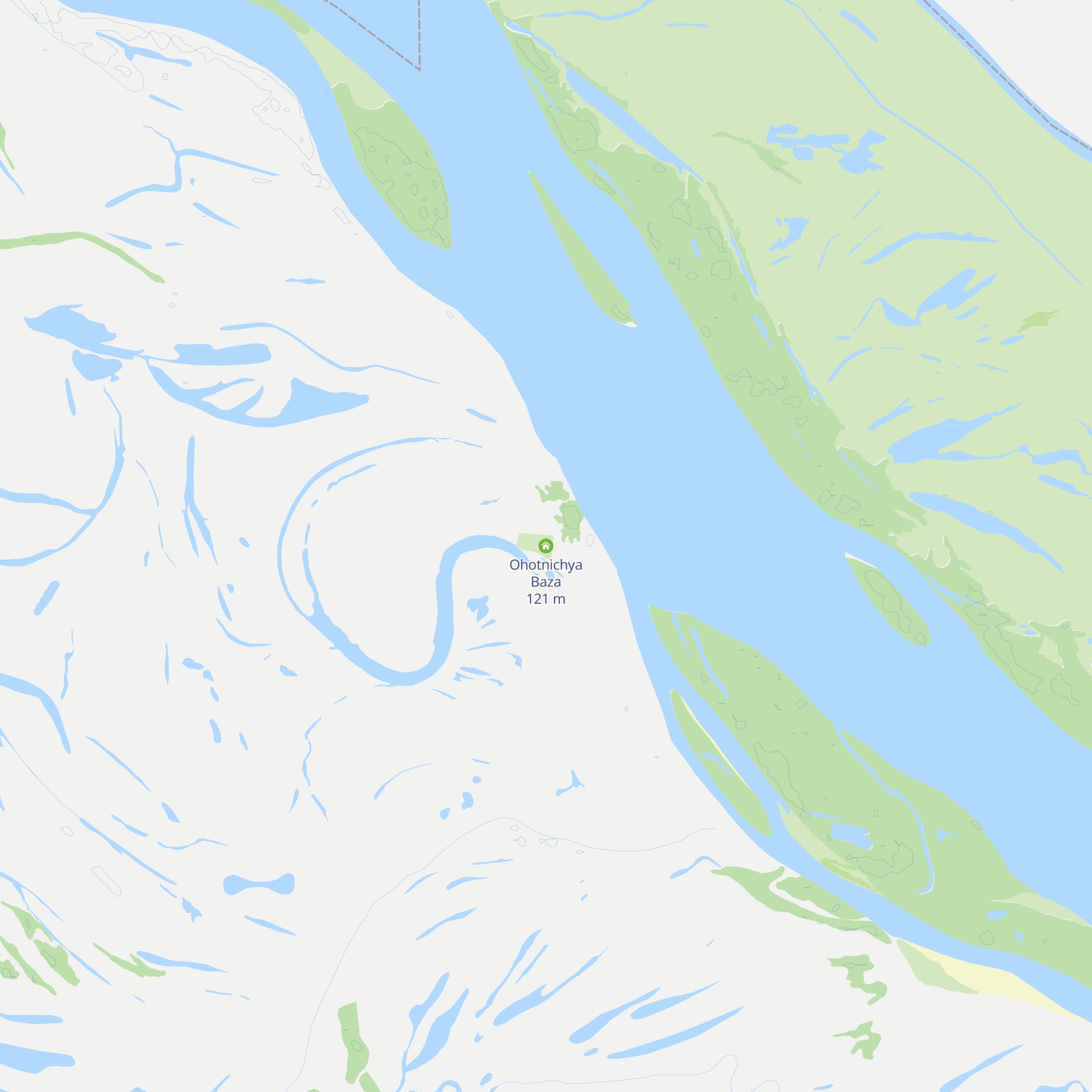 Ohotnichya Baza map