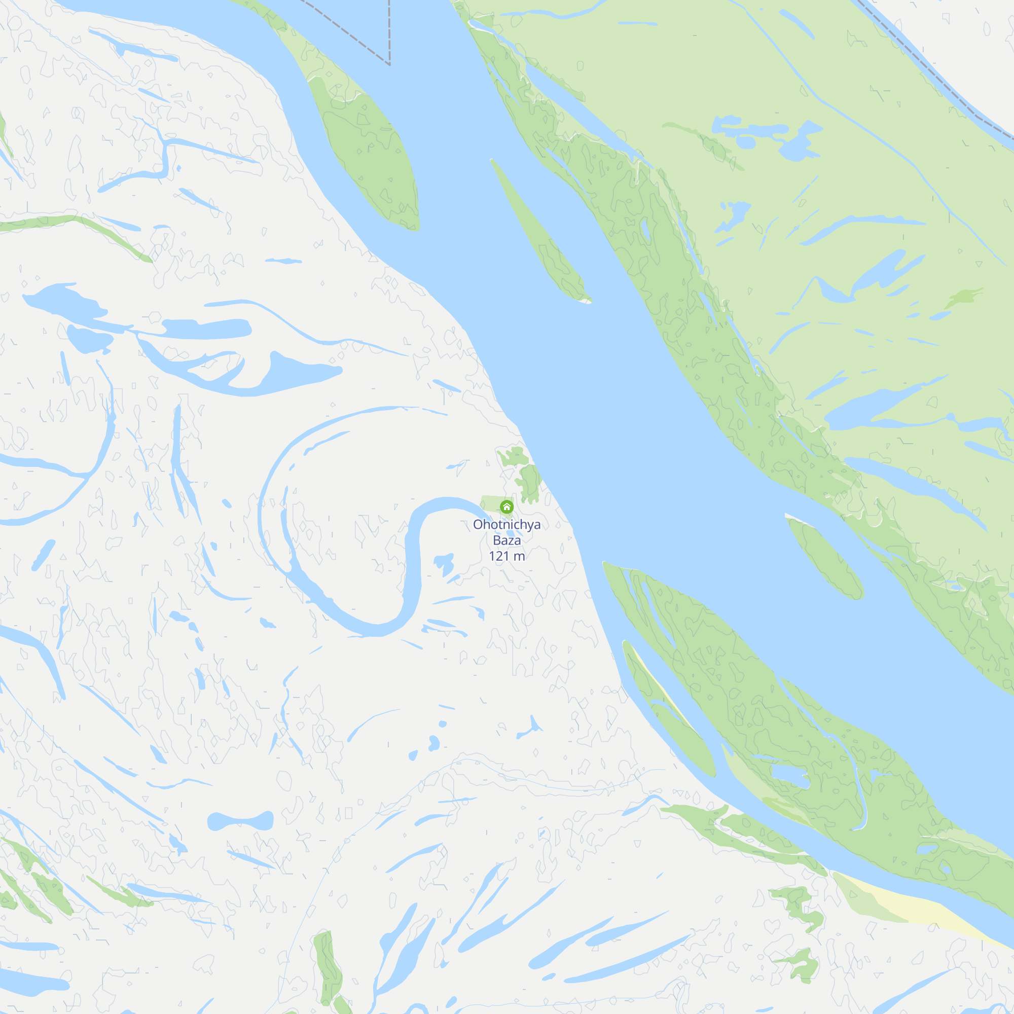 Ohotnichya Baza map