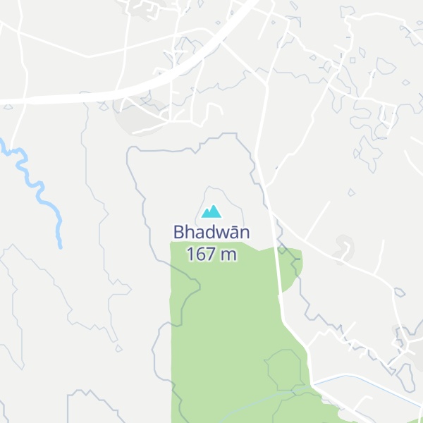 Map of Bhadwān