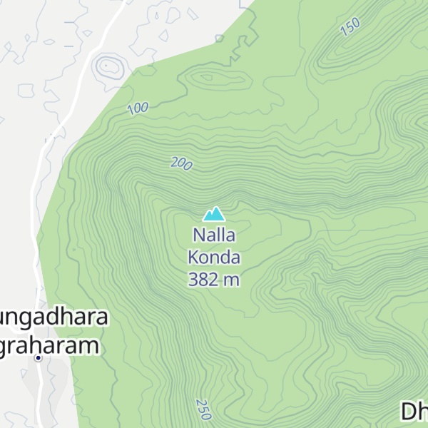 Map of Nalla Konda