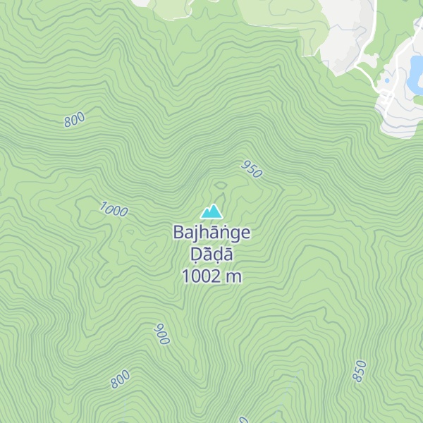 Map of Bajhāṅge Ḍā̃ḍā