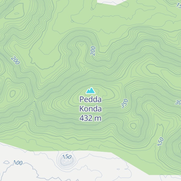 Map of Pedda Konda