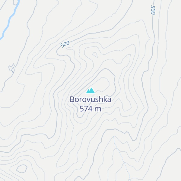 Map of Borovushka