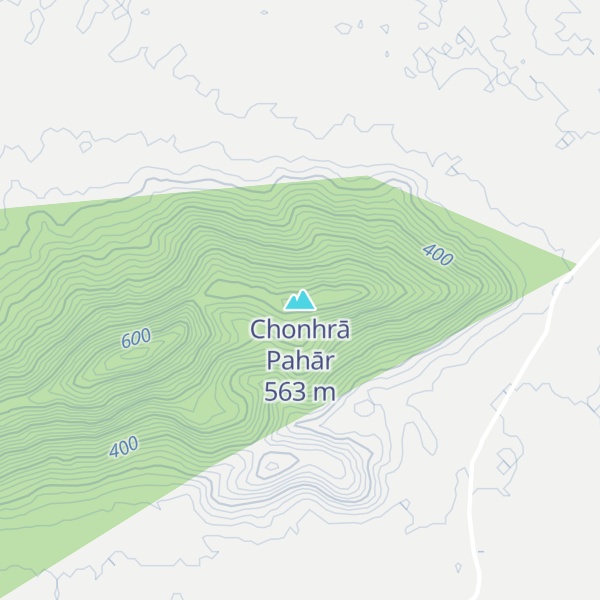 Map of Chonhrā Pahār
