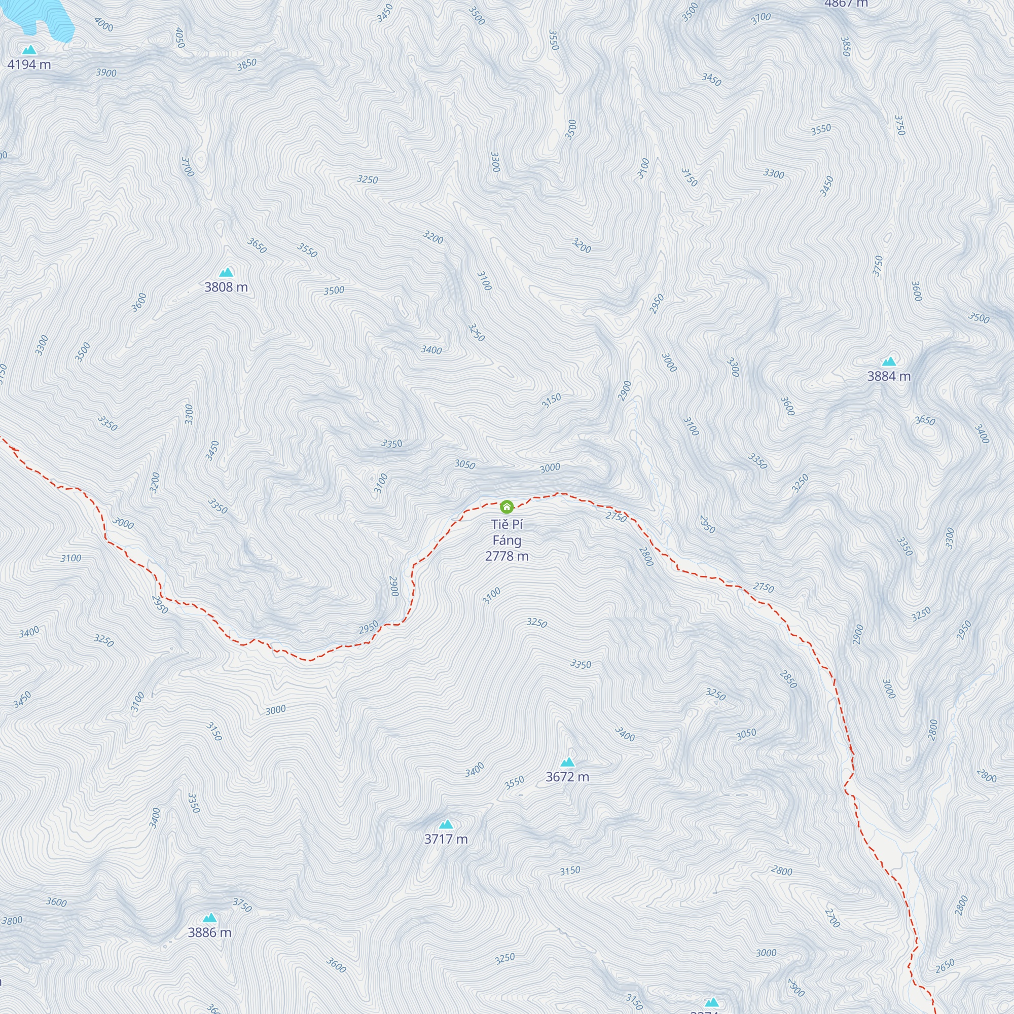 Tiě Pí Fáng map