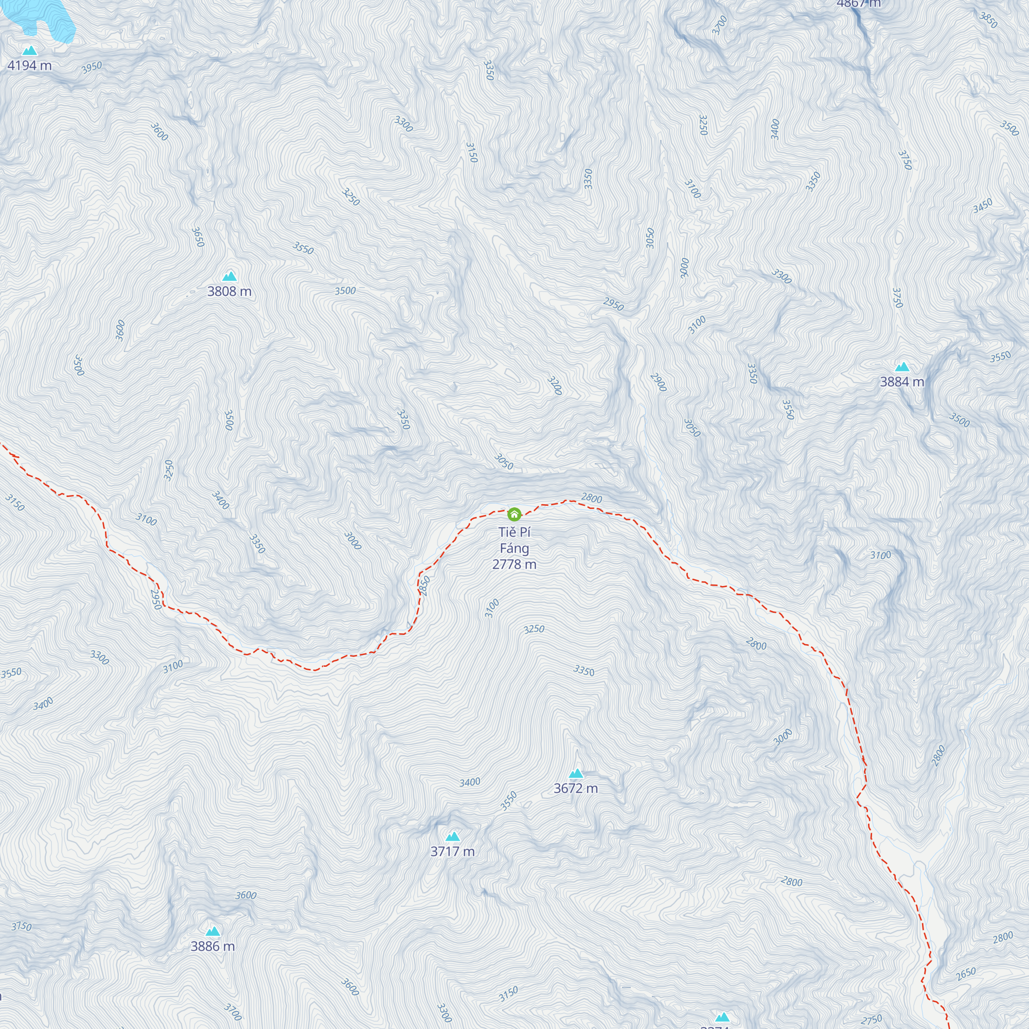 Tiě Pí Fáng map