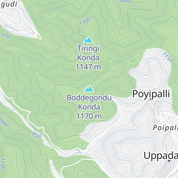 Map of Boddegondu Konda