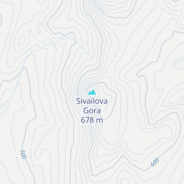 Map of Sivailova Gora