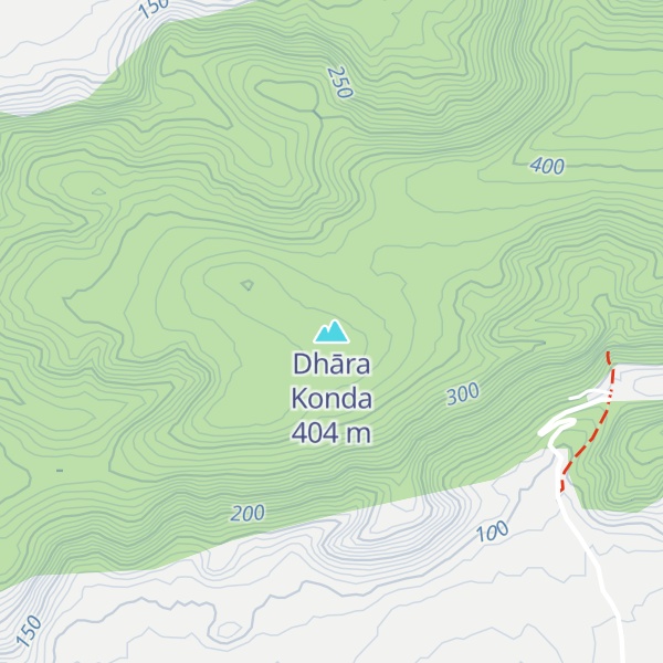 Map of Dhāra Konda