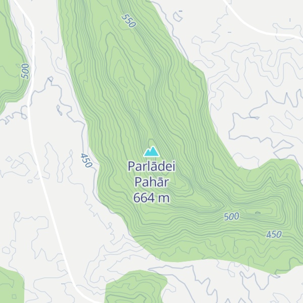 Map of Parlādei Pahār