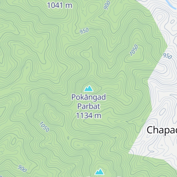 Map of Pokāngad Parbat
